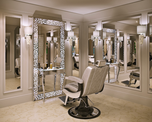 Visualization of a beauty salon in a private hotel in St. Petersburg view 1