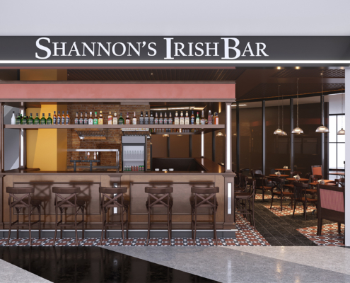 Visualization of the Shannons Irish Bar Restaurant. Khamovniki view 6